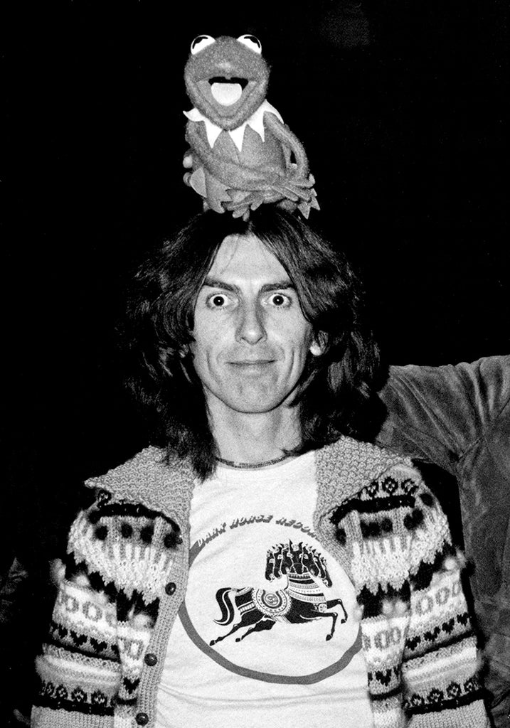 George Harrison and Kermit The Frog by Richard E. Aaron