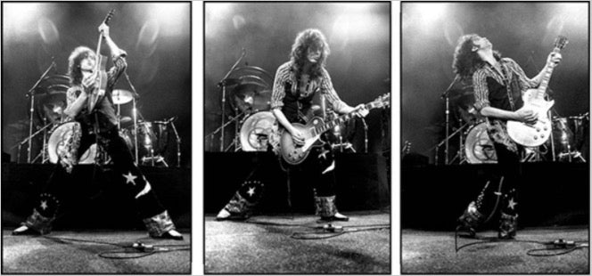 Jimmy Page, Triptych by Neal Preston