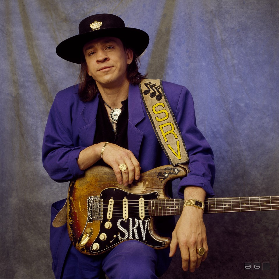 Stevie Ray Vaughan by Patrick Harbron