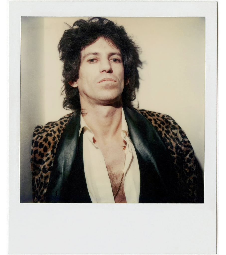 Keith Richards Polaroid by Brad Balfour