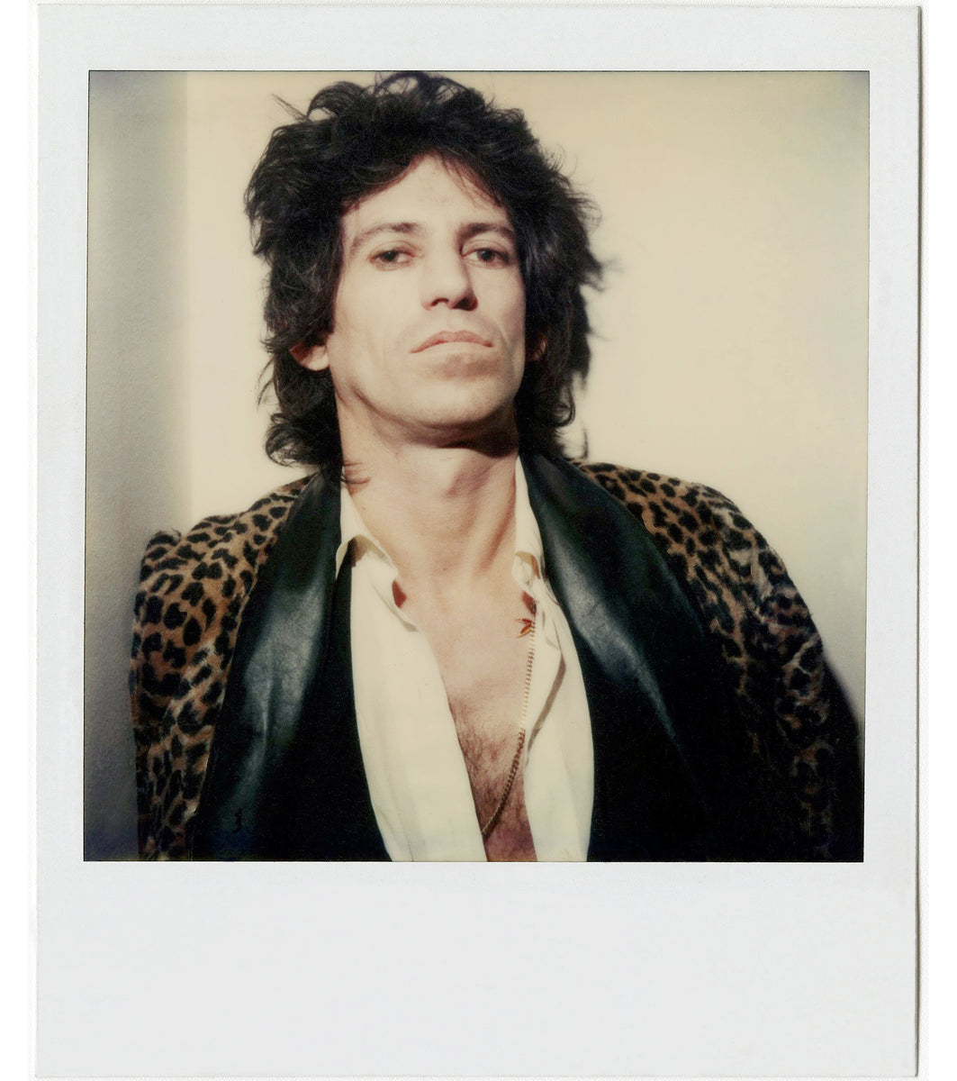 Keith Richards Polaroid by Brad Balfour Analogue Gallery