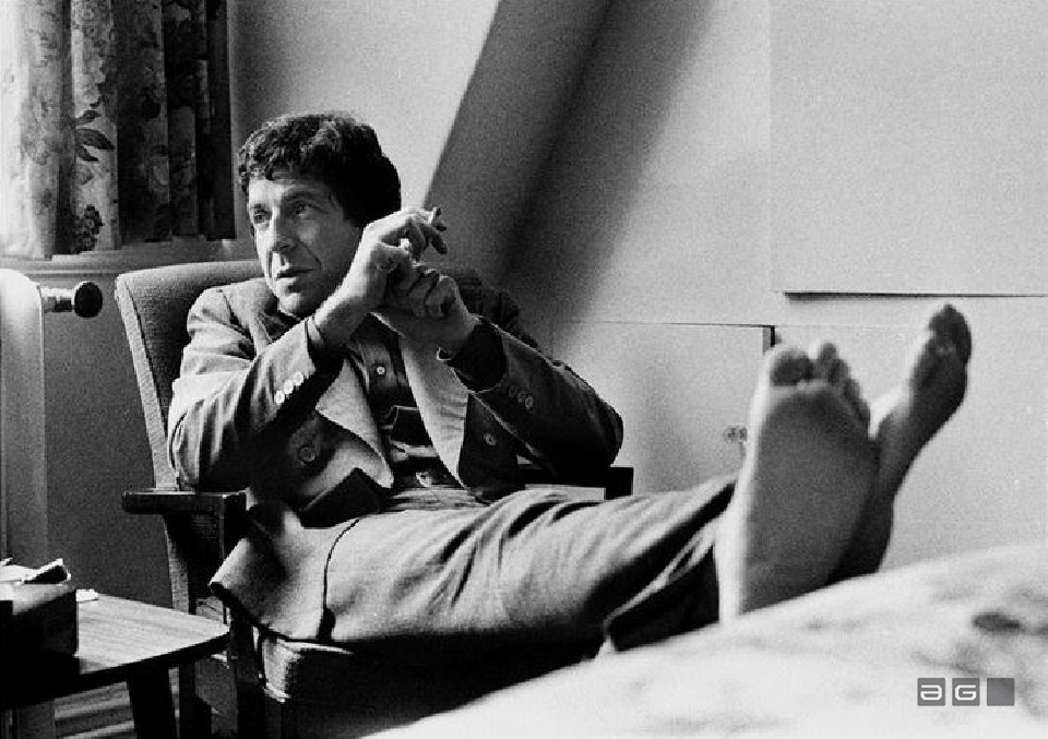 Leonard Cohen by Barrie Wentzell