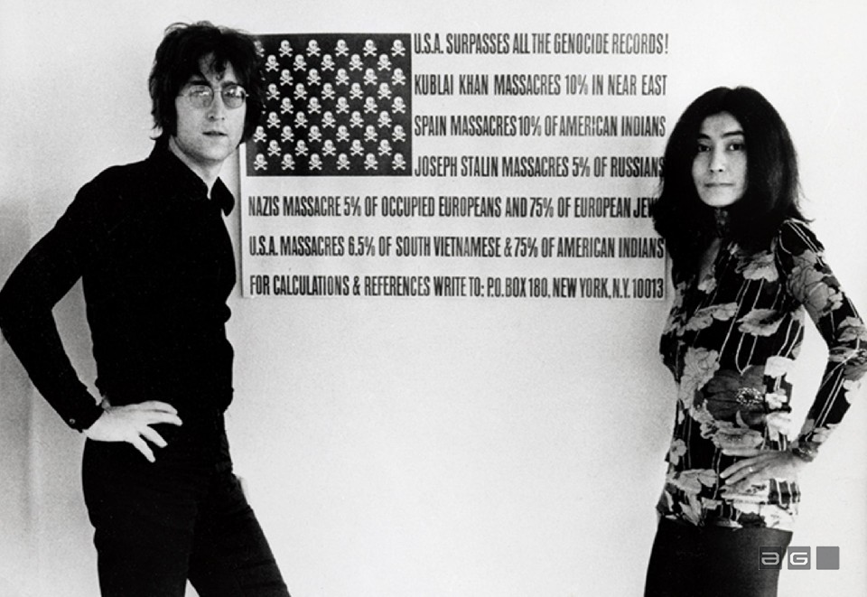 John and Yoko by Barrie Wentzell