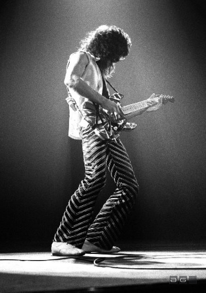 ◆ハードロック・バンド◆エディ・ヴァン・ヘイレン◆サイン入りフォトグラフ額縁付き Van Halen – Analogue Gallery