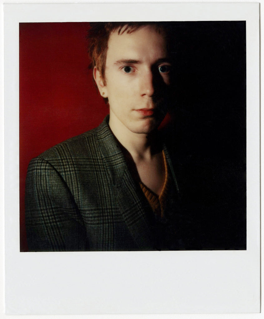Johnny "Rotten" Lydon Polaroid by Brad Balfour