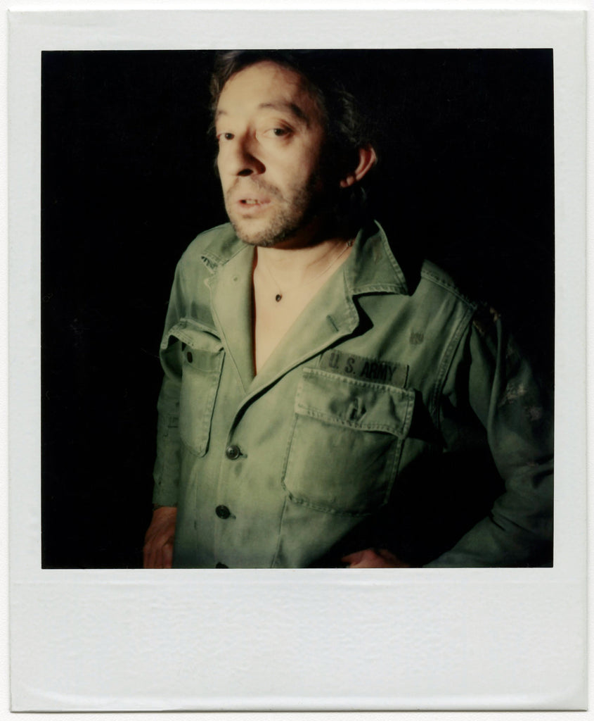 Serge Gainsbourg Polaroid by Brad Balfour