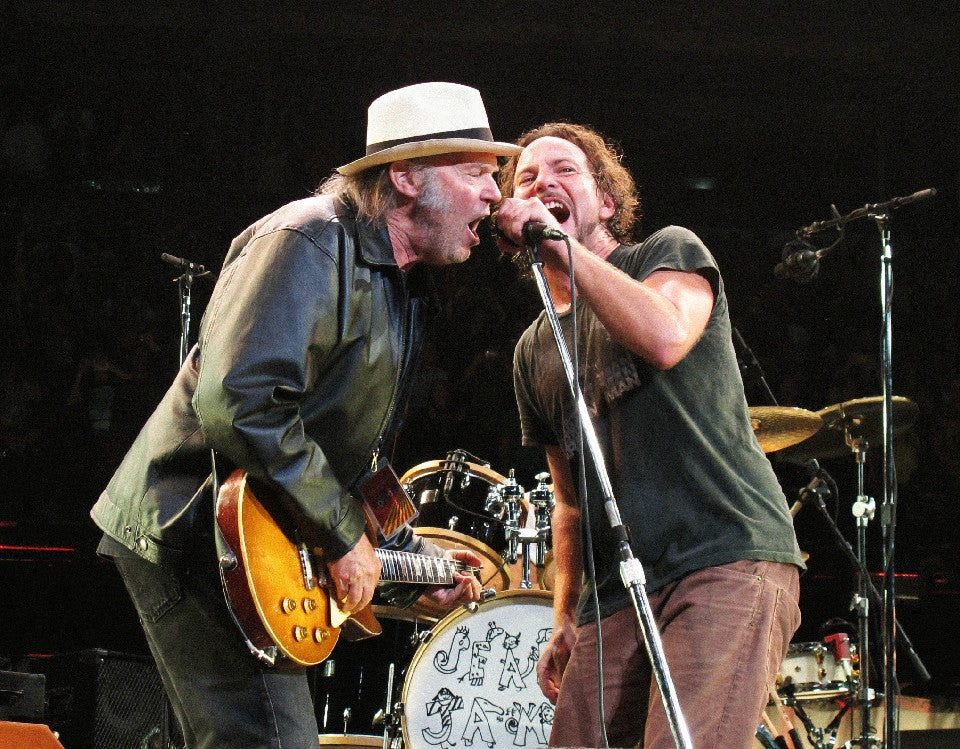 Pearl Jam & Neil Young by Lisa Mark