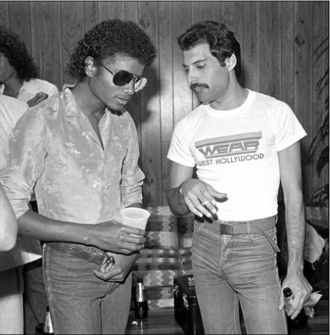 Michael Jackson & Freddie Mercury by Neal Preston