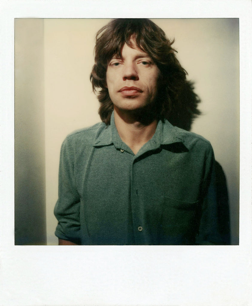 Mick Jagger Polaroid by Brad Balfour