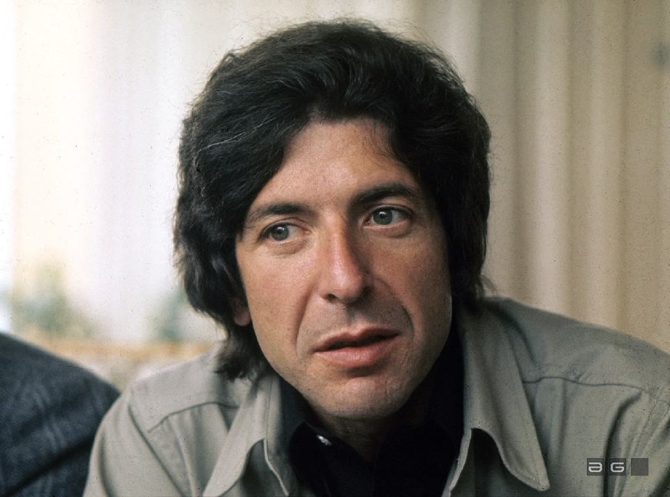 Leonard Cohen by Barrie Wentzell